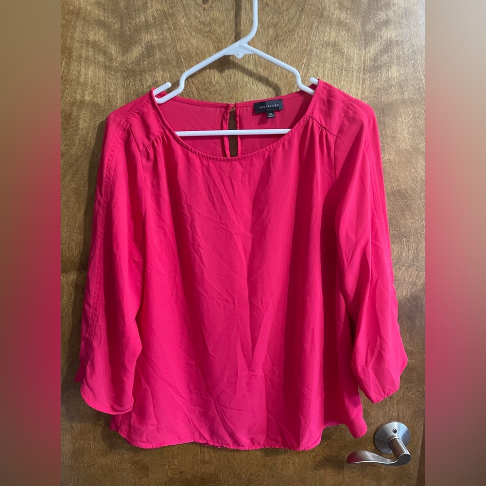 The Limited Women’s Blouse, pink and green